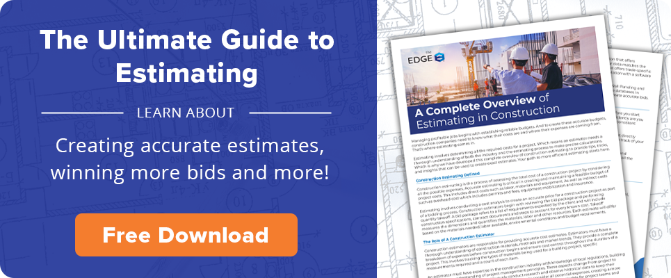 Create more accurate estimates and win more bids with our construction estimating guide
