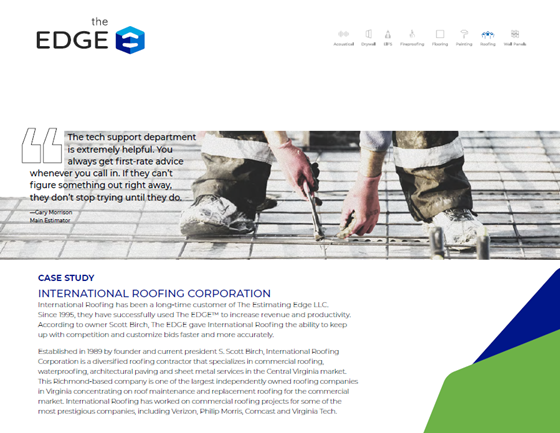 Takeoff and Construction Estimating Software for subcontractors to prepare construction estimates.